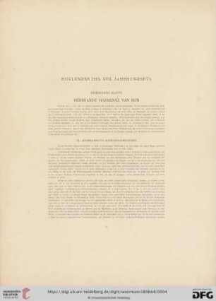 Holländer des XVII. Jahrhunderts