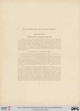Holländer des XVII. Jahrhunderts