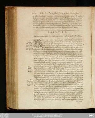 Caput III. Futura contingentia non posse in proxima causa praesciri ostenditur.