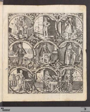 Faltblatt Herzöge Württemberg.