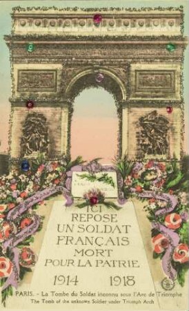 Ici repose un Soldat Francais Mort pour la Patrie 1914-1918