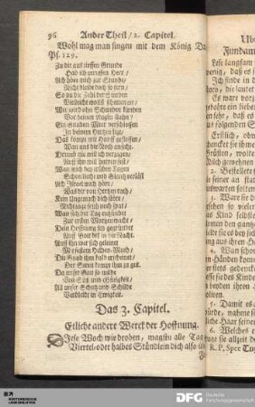 Das 3. Capitel. Etliche andere Werck der Hoffnung.