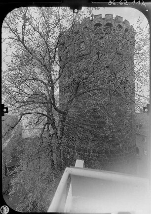 Leisnig, Burglehn 6. Burg Mildenstein (11. Jh., Umbau E. 14. Jh. und nach 1549). Bergfried