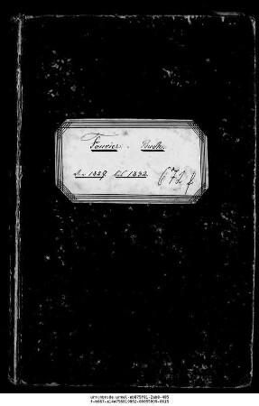 Fourierbuch für Coburg
