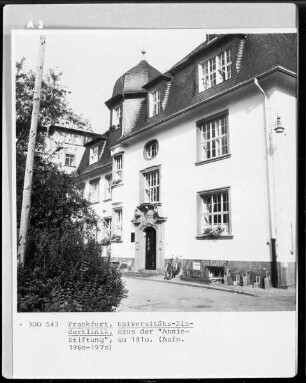 Universitäts-Kinderklinik (Haus der "Annie-Stiftung")