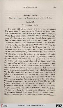 Zweiter Theil. Die verschiedenen Schemata des dritten Stils