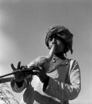 Flötenspieler : Rajasthan (Indien). Flötenspieler
