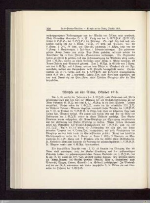Kämpfe an der Aisne - Oktober 1918