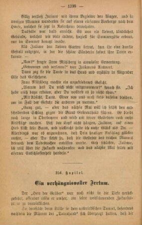 256. Kapitel. Ein verhängnisvoller Irrtum