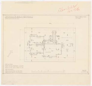 Haus Jansen, Berlin-Grunewald: Grundriss DG 1:50