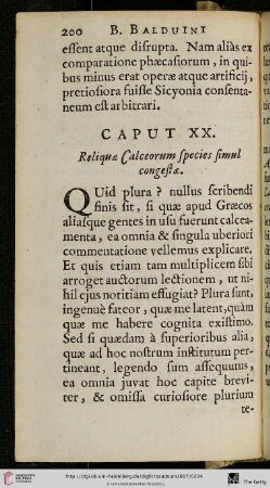 Caput XX.: Reliquae Calceorum species simul congestae