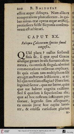 Caput XX.: Reliquae Calceorum species simul congestae