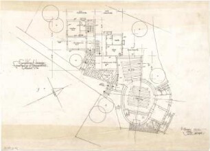 Gsaenger, Gustav; Hirschegg / Kleinwalsertal (Österreich); Ev. Kreuz Kirche - Erweiterung u. Klostergebäude (Grundriss EG)
