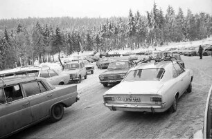 Skifahren im Schwarzwald.