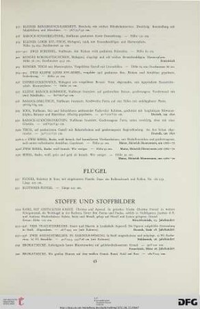 Stoffe und Stoffbilder (Nr. 932-946)