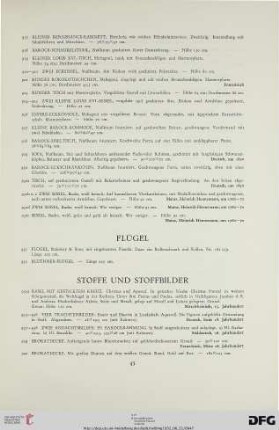 Stoffe und Stoffbilder (Nr. 932-946)