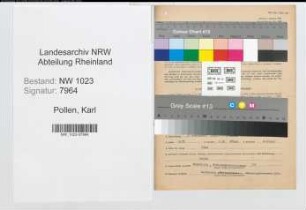 Entnazifizierung Karl Pollen , geb. 21.09.1891 (Webermeister)