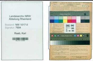 Entnazifizierung Karl Raab , geb. 02.01.1922 (Maschinenschlosser)