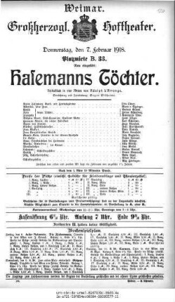Hasemanns Töchter