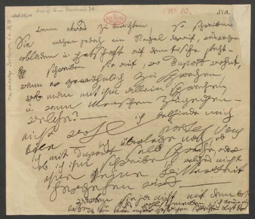 Brief an Anton Schindler : o.D. [I. Quartal 1824, ermittelt]