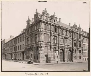 Haus Pourtales, Berlin-Mitte: Ansicht (aus: Julius Kohte, Alt-Berlin, Bauwerke in Berlin und Charlottenburg, aufgenommen 1907-1914)