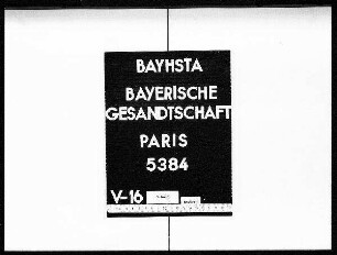 Ovalle, Stephan, von Columbia, Advokat, Nachforschung für Marie Bader von Weißenhorn