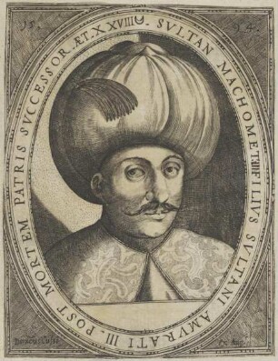 Bildnis von Machomet III., Sultan des Osmanischen Reiches