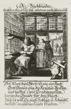 Der Buchbinder, Weigel 1698