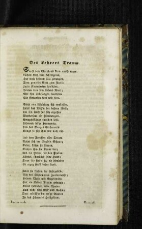 ¬Des¬ Lehrers Traum