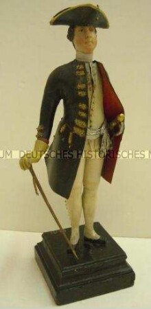 Wachsfigur eines Offiziers, Infanterie-Regiment No. 11, Preußen
