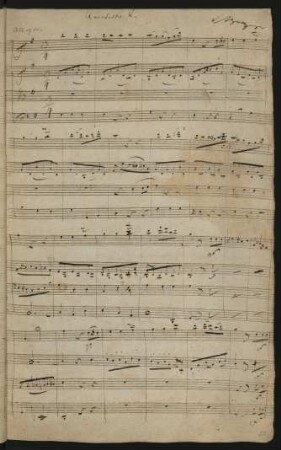 Quartette; vl (2), vla, vlc; G-Dur