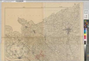 [Karte der Gegend zwischen Rees, Anholt, Haldern, Bocholt, Ringenberg. Neugliederung betr. Haldern].