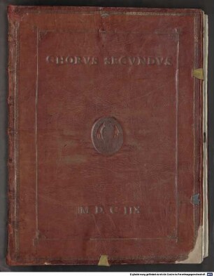 Psalmodia vespertina, Chorus secundus - SuStB Augsburg Tonk Schl 3