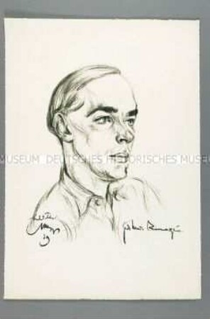 Bildnis des Schriftstellers Erich Maria Remarque (2)