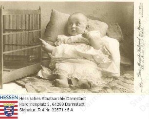 Alexander Ferdinand Prinz v. Preußen (1912-1985) / Porträt als Baby, Ganzfigur