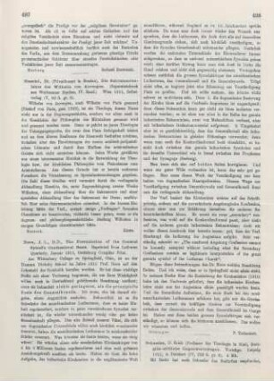 498-499 [Rezension] Schaeder, Erich, Religiös-sittliche Gegenwartsfragen