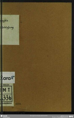 Die Schöpfung : Ein Oratorium aus dem Englischen