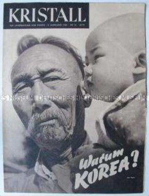 Illustrierte "Kristall" u.a. über den Korea-Krieg