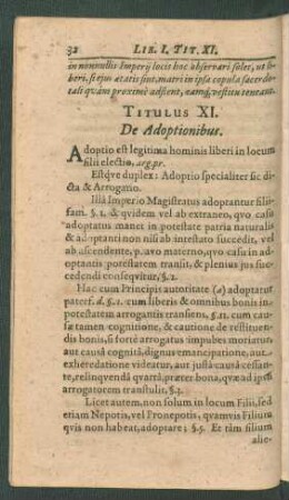 Titulus XI. - XX.