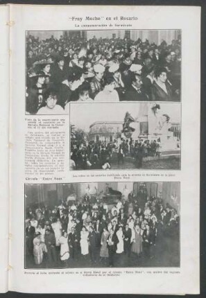 "Fray Mocho" en el Rosario : La conmemoración de Sarmiento