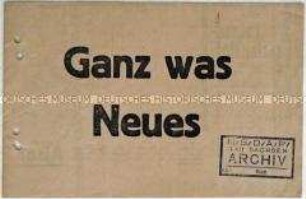 Heft mit antifaschistischen Karikaturen und Texten