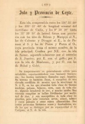 Isla y Provincia de Leyte