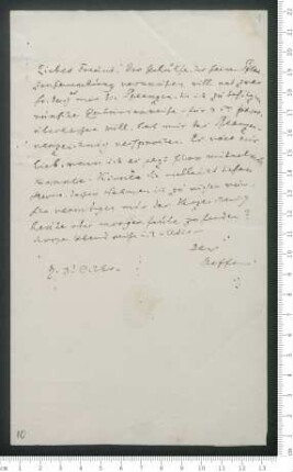 Brief von Henrik Steffens an Adelbert von Chamisso