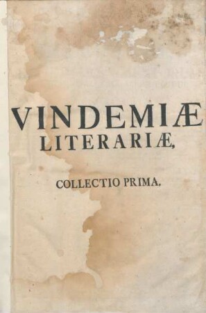 Collectio 1: Qua Continentur I. Necrologium Ecclesiæ Metropolitanæ Moguntiæ ... XVI. Diplomata & Epistolæ variæ : Accedit Conspectus Trium Vetustissimorum Codicum ...