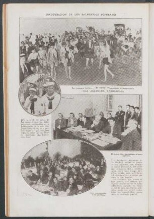 Inauguración de los balnearios populares