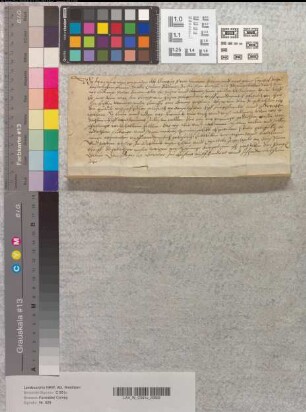 Abt Franz von Corvey verpfändet an den höxterschen Bürgermeister Peters für 25 Goldgulden den Hof bei St. Aegidii (Jlien) in Höxter.