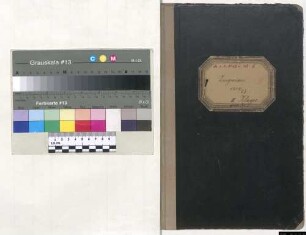 Zeugnisbuch der III. Klasse