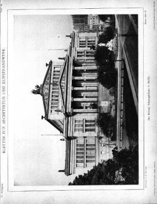 Tafel 96: Das Königl. Schauspielhaus in Berlin
