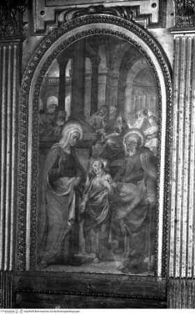 Szenen aus dem Leben Christi und Mariens, Der zwölfjährige Christus im Tempel