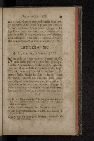 Lettera XIV.